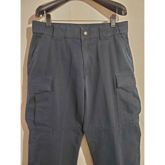 5.11 Tactical Series Womens TDU Cargo Pants Sz 10 Ripstop Performance Navy Blue - Picture 4 of 13